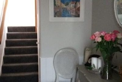 hallway leading to stairs