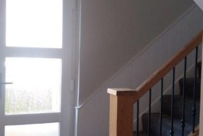 stairs and back door