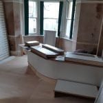 reception area internal works