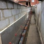 brickwork on Exeter extension