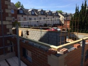 scaffolding for moorgate veterinary group property extension