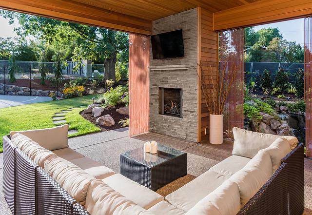 outdoor sheltered area
