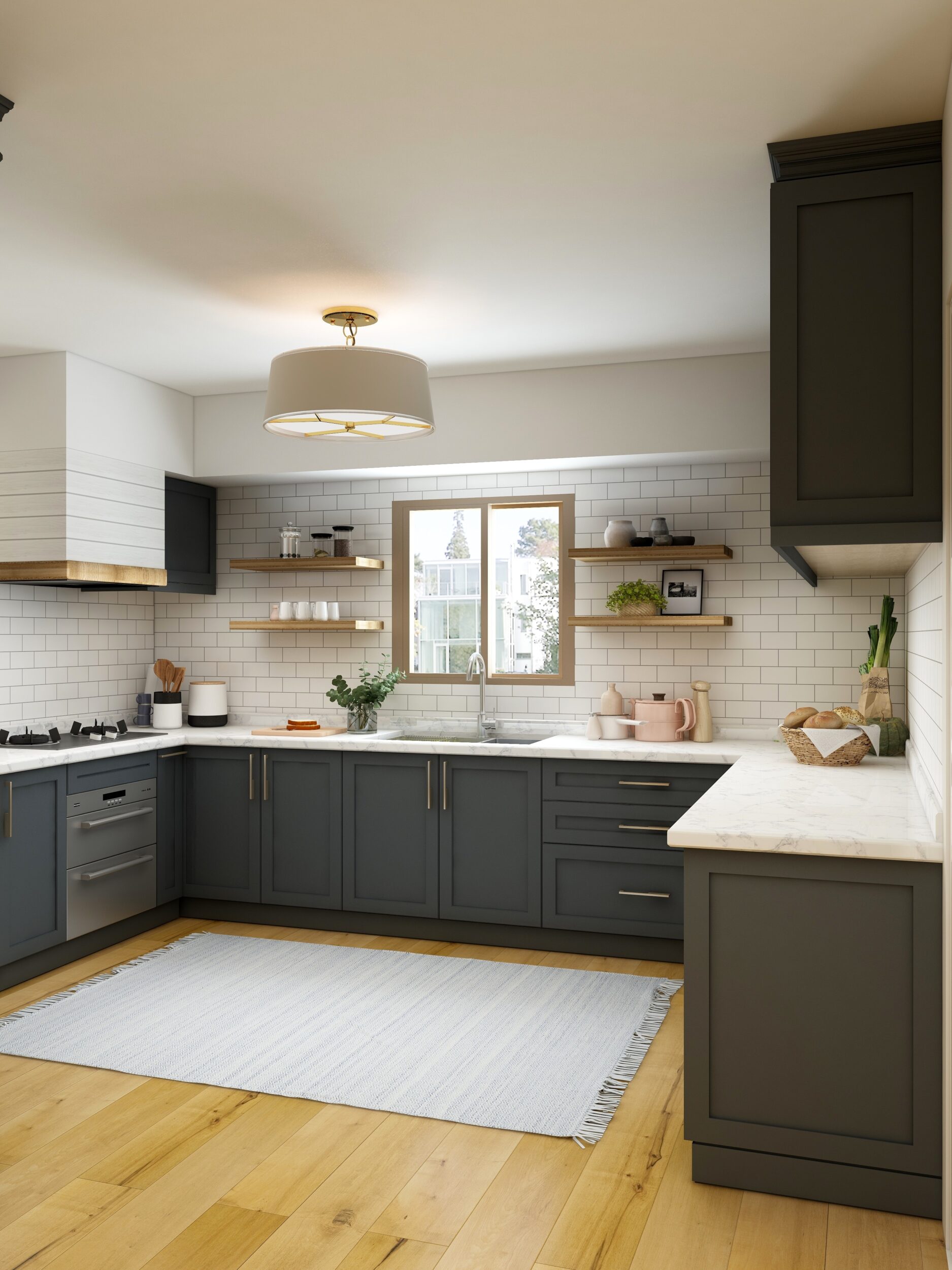 modern kitchen layout