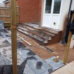 steps construction work