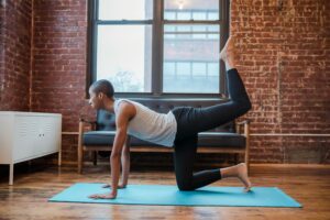 Woman Doing Yoga